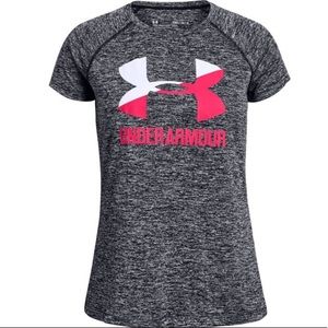 Under Armour Twist Print Big Logo Tee